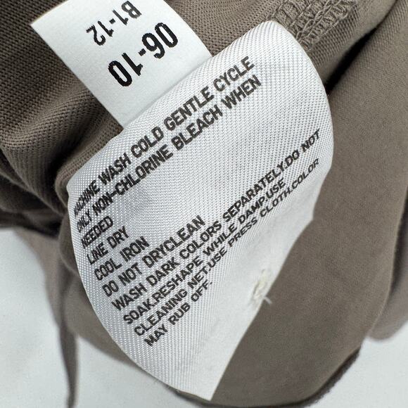 Uniqlo Pajama Set Mens XL AIRism Khaki Tan Sleep Shirt Pants Lounge COMFY NEW - Picture 10 of 13